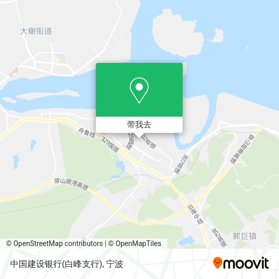 中国建设银行(白峰支行)地图