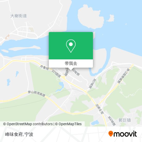 峰味食府地图