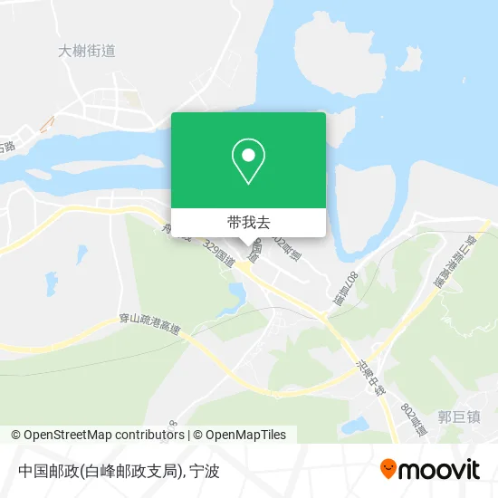 中国邮政(白峰邮政支局)地图