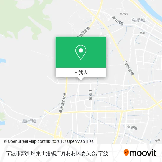 宁波市鄞州区集士港镇广昇村村民委员会地图