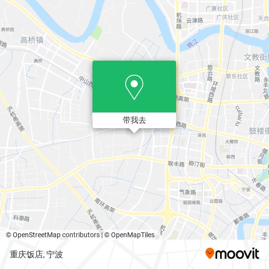 重庆饭店地图