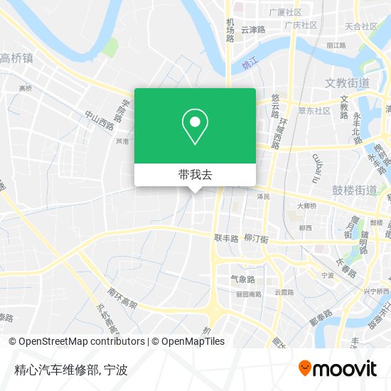 精心汽车维修部地图
