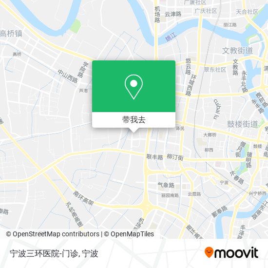 宁波三环医院-门诊地图