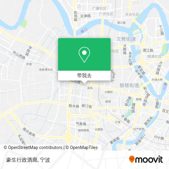 豪生行政酒廊地图