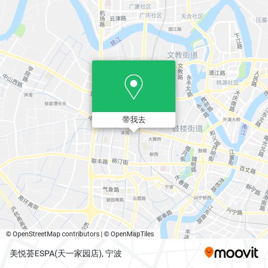 美悦荟ESPA(天一家园店)地图