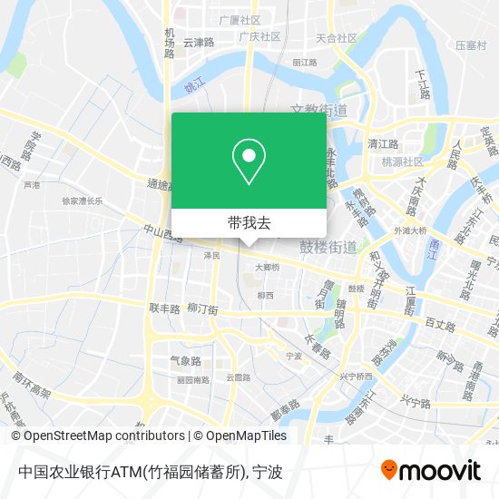 中国农业银行ATM(竹福园储蓄所)地图