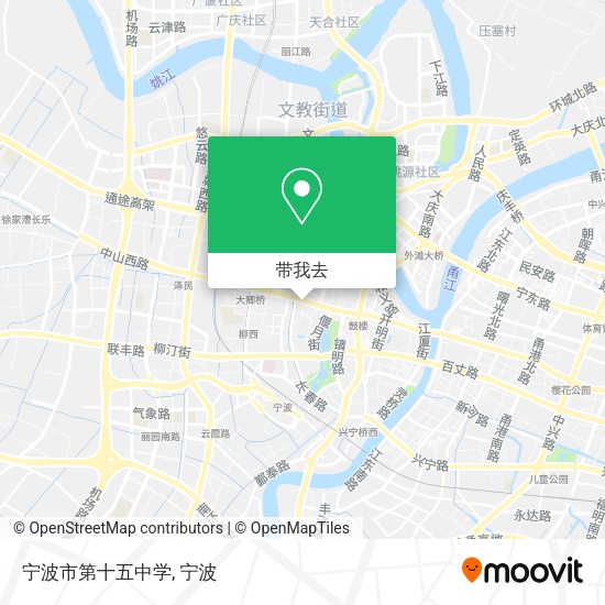 宁波市第十五中学地图
