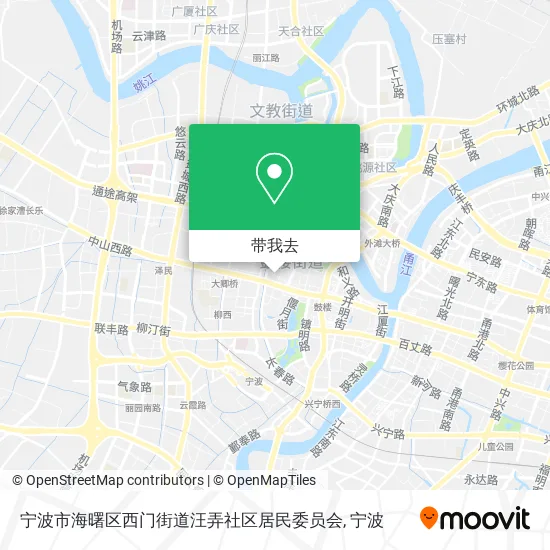 宁波市海曙区西门街道汪弄社区居民委员会地图