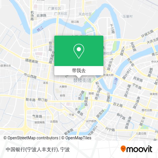 中国银行(宁波人丰支行)地图