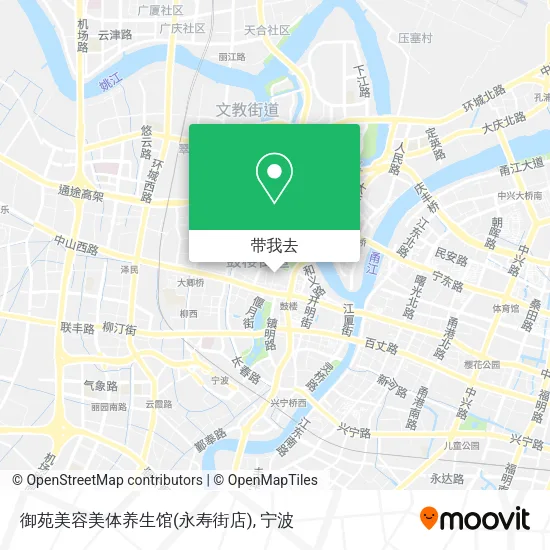 御苑美容美体养生馆(永寿街店)地图