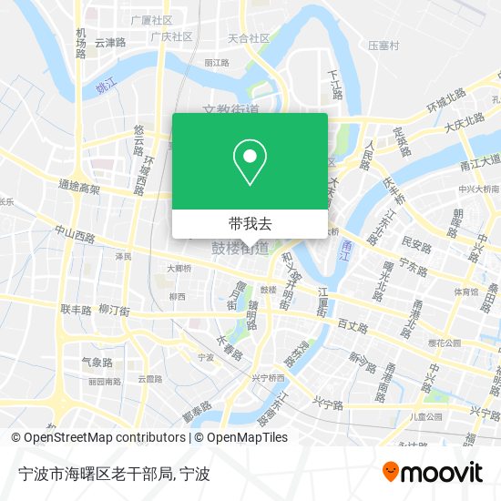 宁波市海曙区老干部局地图