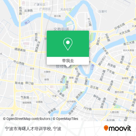 宁波市海曙人才培训学校地图