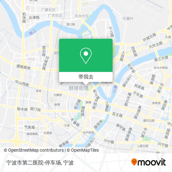 宁波市第二医院-停车场地图