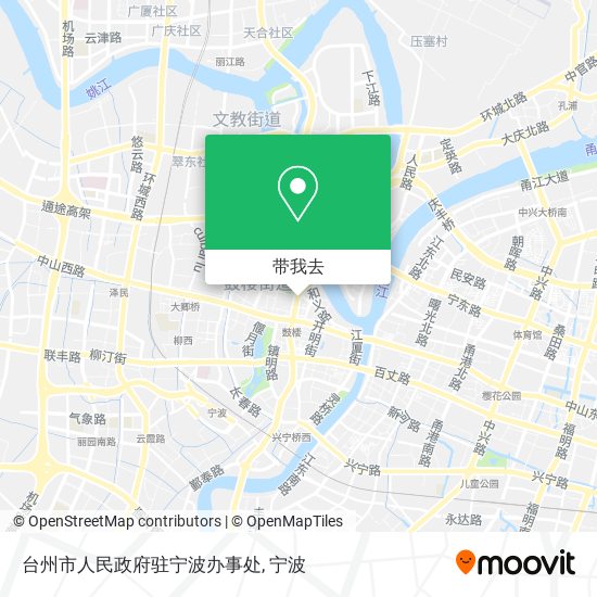 台州市人民政府驻宁波办事处地图
