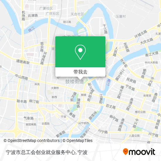 宁波市总工会创业就业服务中心地图