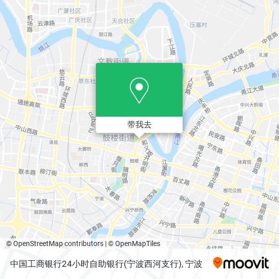 中国工商银行24小时自助银行(宁波西河支行)地图