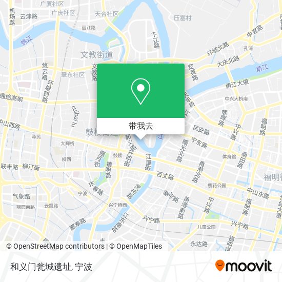 和义门瓮城遗址地图