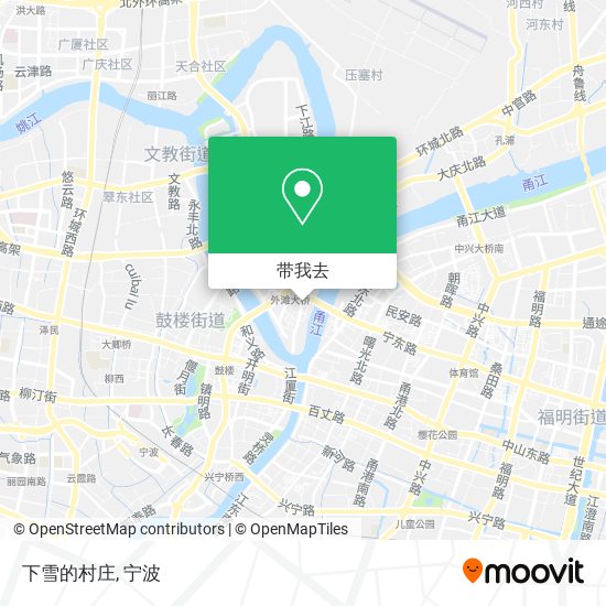 下雪的村庄地图