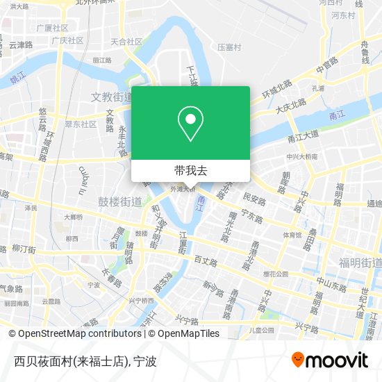 西贝莜面村(来福士店)地图
