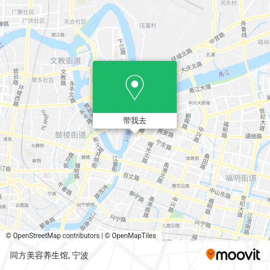 同方美容养生馆地图