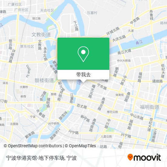 宁波华港宾馆-地下停车场地图