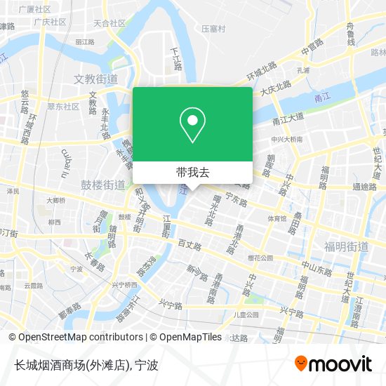 长城烟酒商场(外滩店)地图