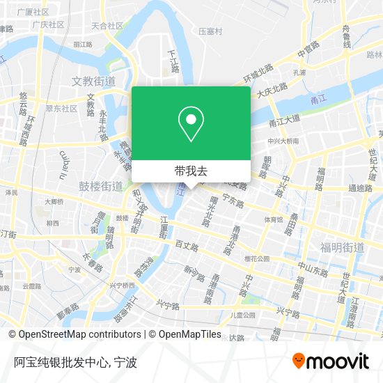 阿宝纯银批发中心地图