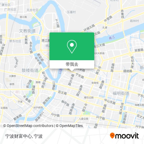 宁波财富中心地图