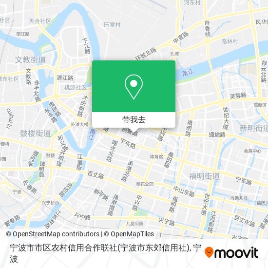 宁波市市区农村信用合作联社(宁波市东郊信用社)地图