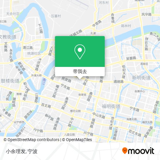 小余理发地图