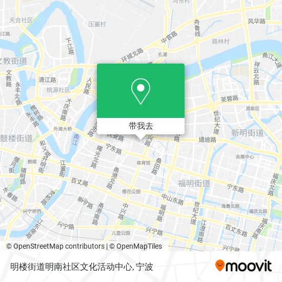 明楼街道明南社区文化活动中心地图