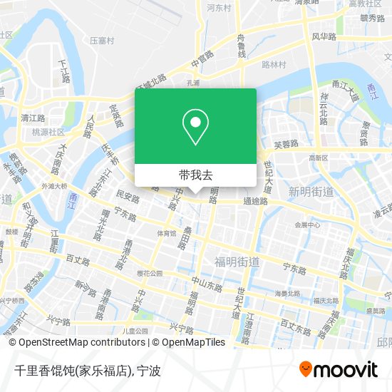 千里香馄饨(家乐福店)地图