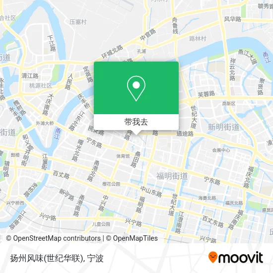 扬州风味(世纪华联)地图