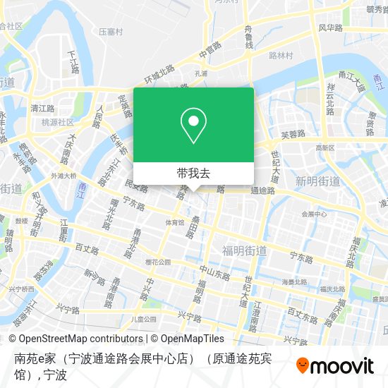 南苑e家（宁波通途路会展中心店）（原通途苑宾馆）地图