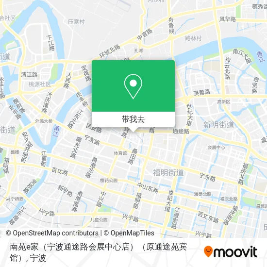 南苑e家（宁波通途路会展中心店）（原通途苑宾馆）地图