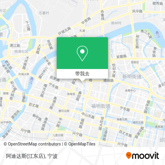 阿迪达斯(江东店)地图
