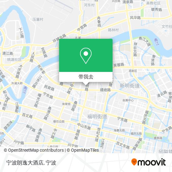 宁波朗逸大酒店地图