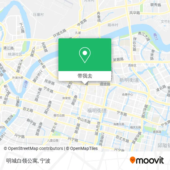 明城白领公寓地图