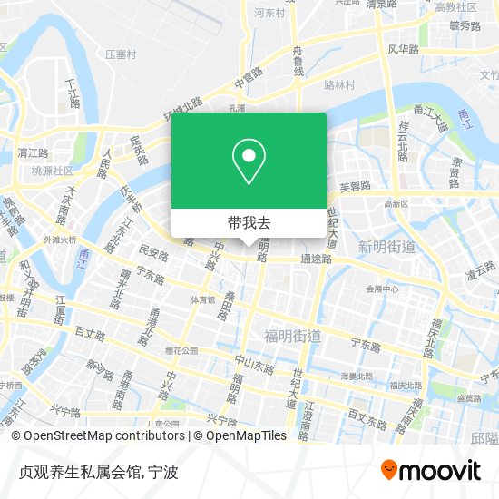 贞观养生私属会馆地图
