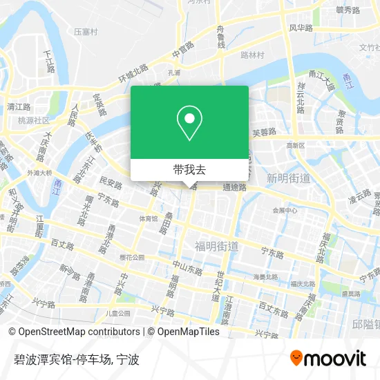 碧波潭宾馆-停车场地图