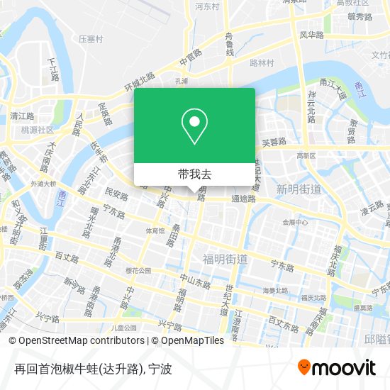 再回首泡椒牛蛙(达升路)地图