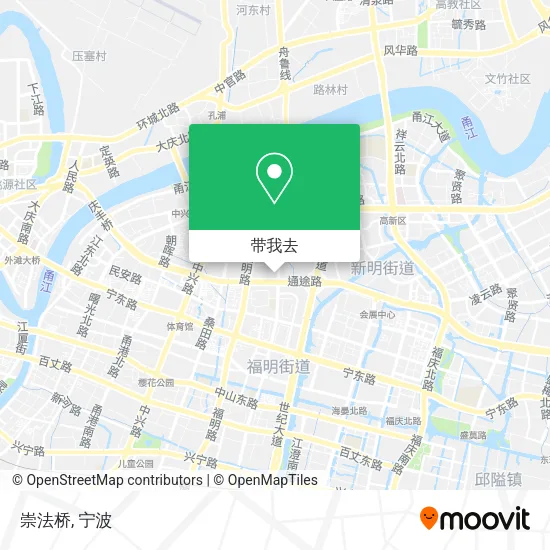 崇法桥地图