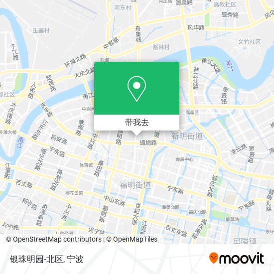 银珠明园-北区地图