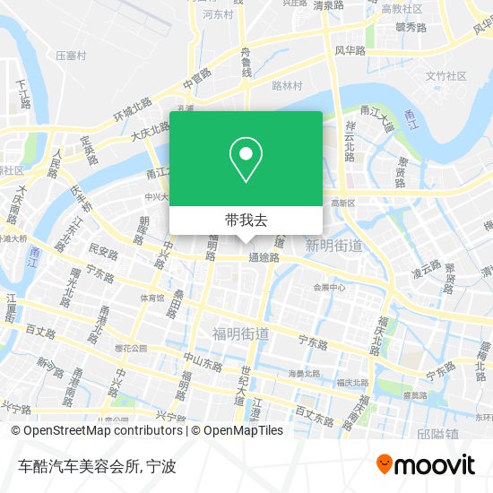 车酷汽车美容会所地图