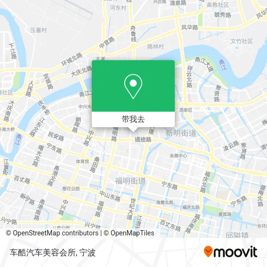 车酷汽车美容会所地图