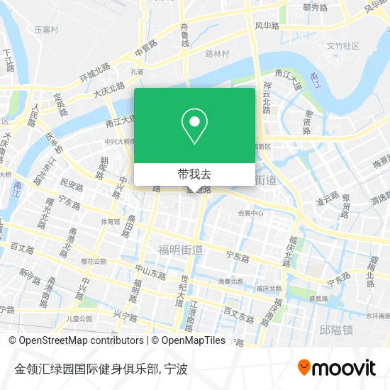 金领汇绿园国际健身俱乐部地图