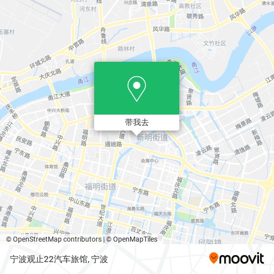 宁波观止22汽车旅馆地图