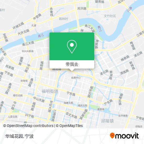 华城花园地图
