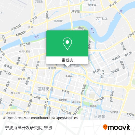 宁波海洋开发研究院地图
