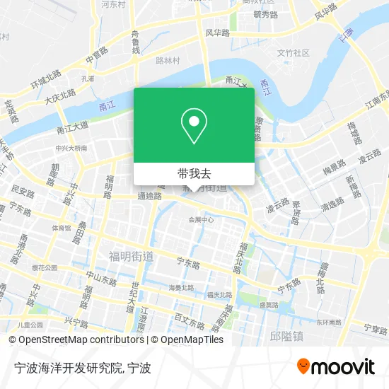 宁波海洋开发研究院地图